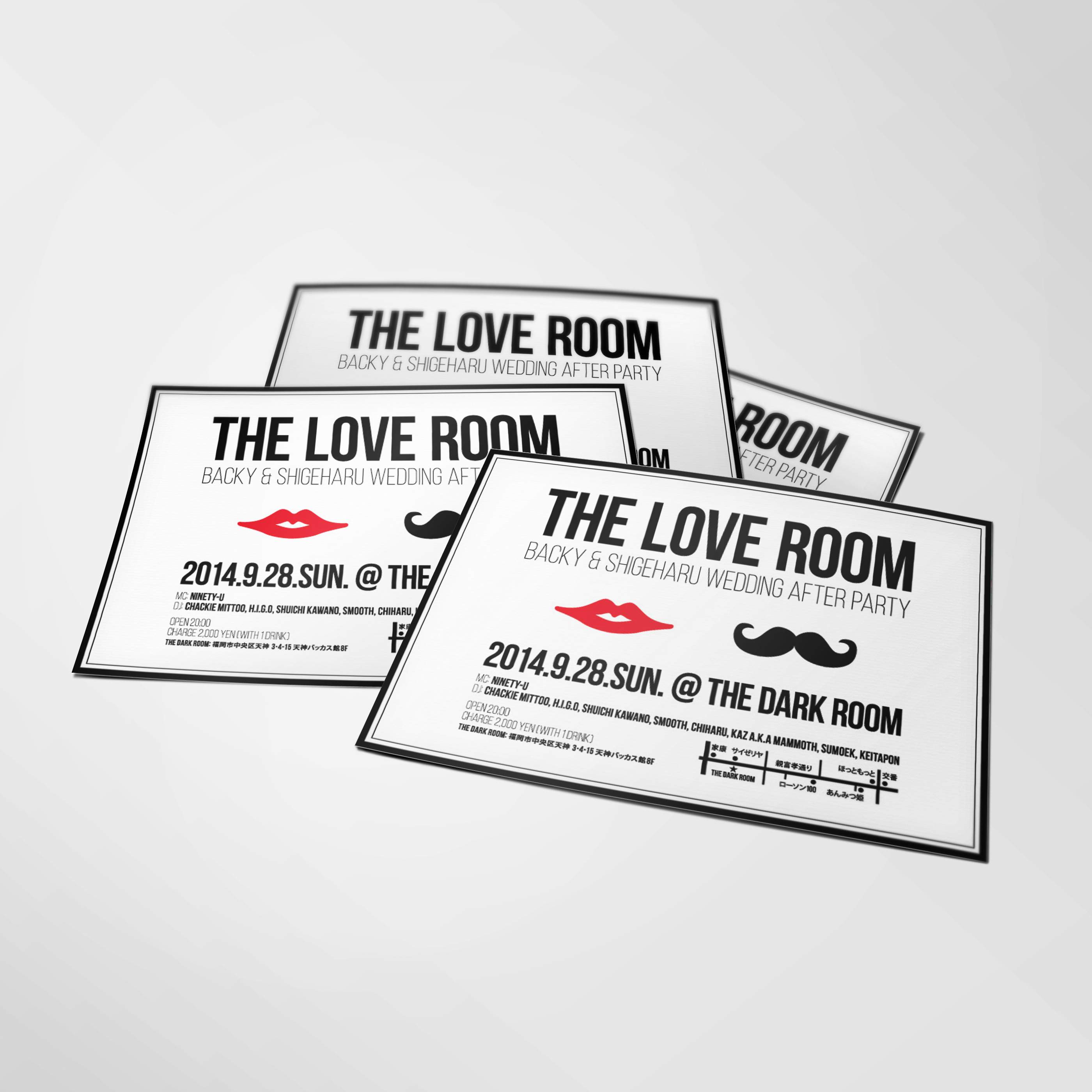 THE LOVE ROOM フライヤー